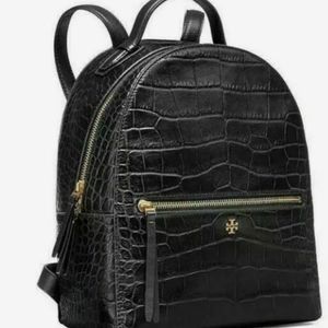 Tory Burch Croc Mini Backpack